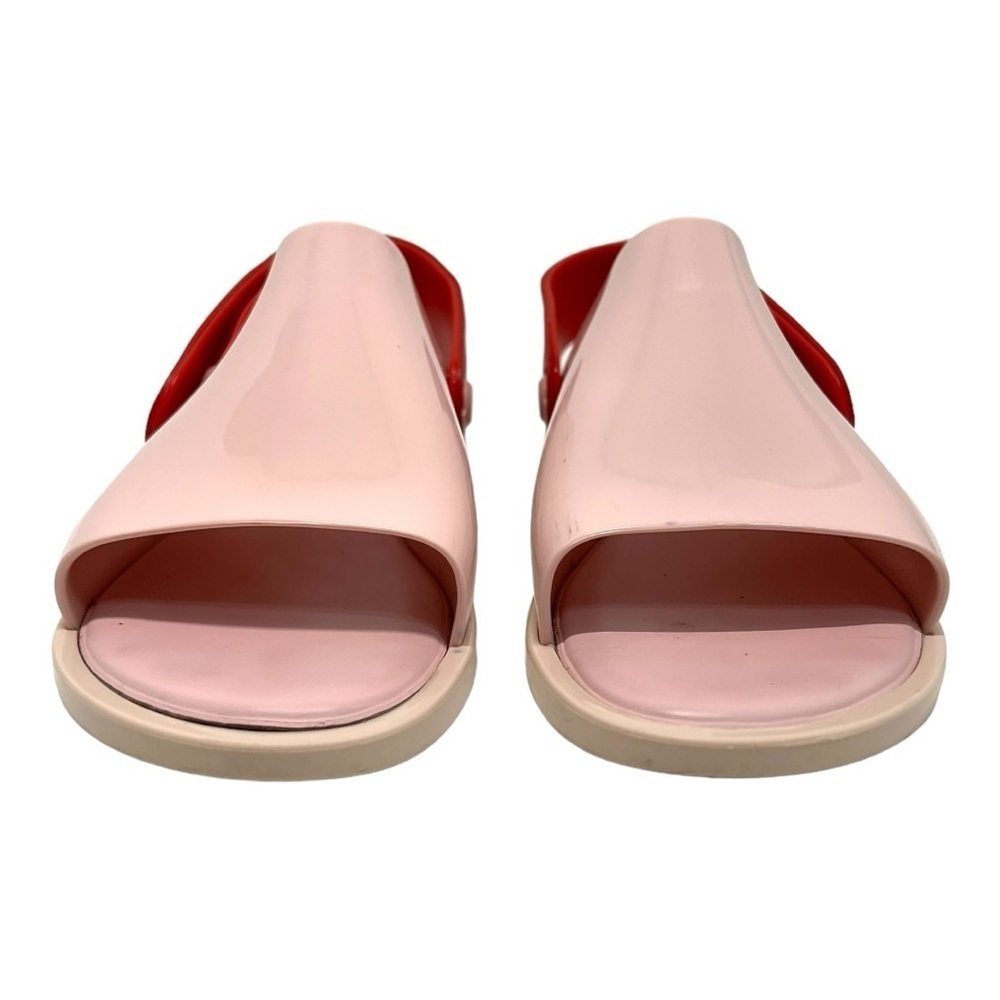 Melissa Twist Pink Jelly Slingback Scented PVC Casual Flat Sandals Women 8 - Picture 4 of 14